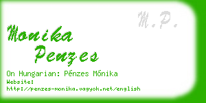 monika penzes business card